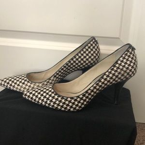 Houndstooth high heels